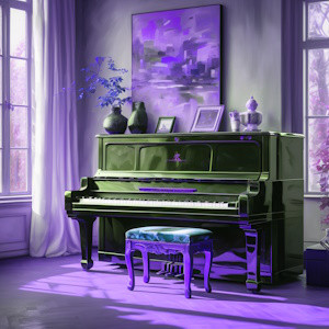lofi vintage piano